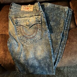 True Religion Jeans Ricky relaxed fit straight leg size 34
